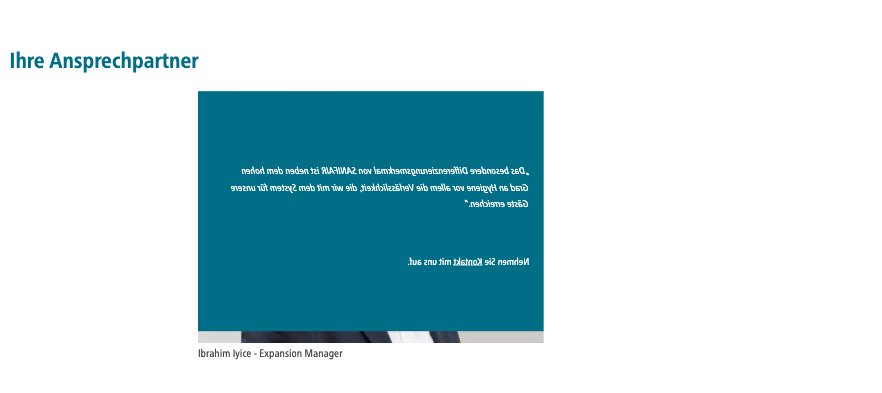11. Block: Ansprechpartner Flip – Frontend