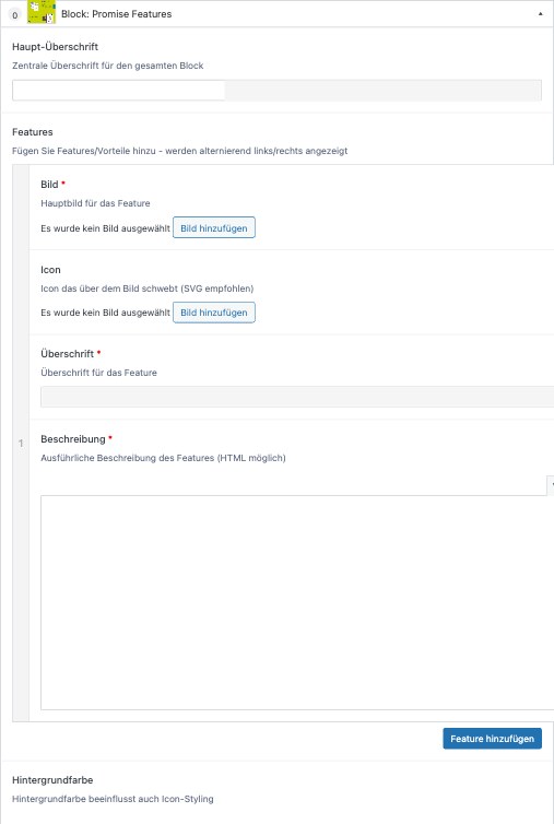 13. Block: Promise Features – Backend