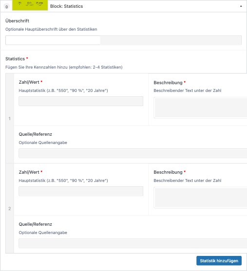 24. Block: Statistics – Backend