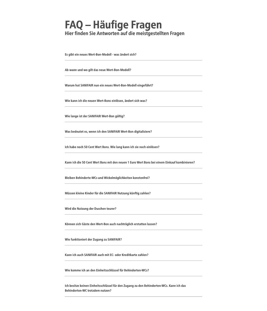 26. Block: FAQ – Frontend